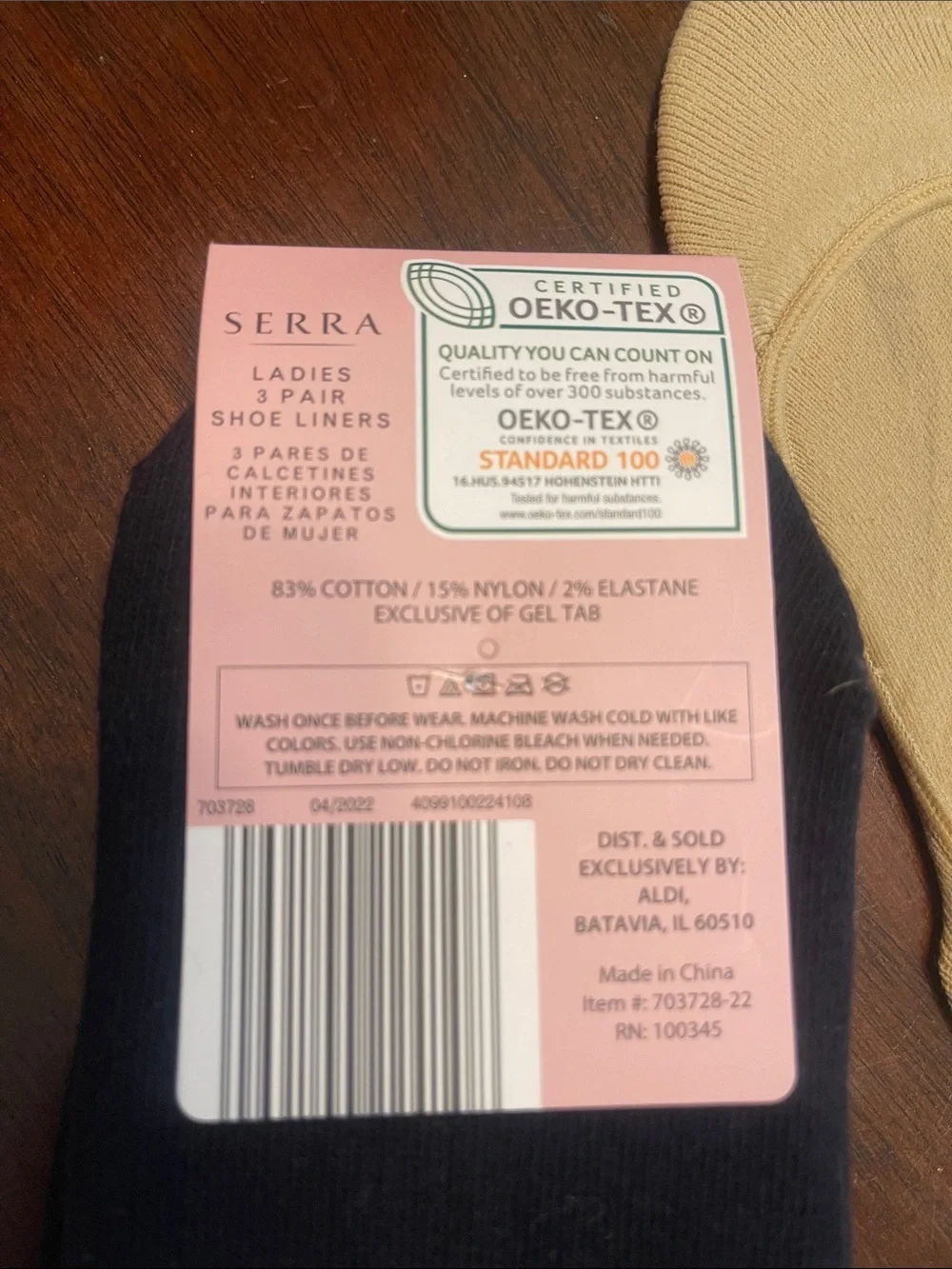 Womens Shoe Size 4-10 5 Pack Liner Socks